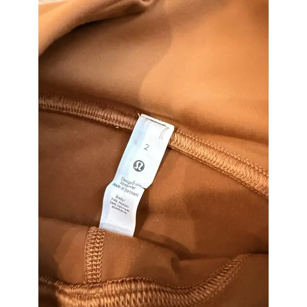 Lululemon InStill High-Rise Tight 25" Copper Brown Size 2 - Picture 7 of 12